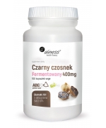 Czarny czosnek fermentowany ABG10+® 400 mg x 100 kaps Vege Aliness