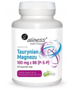 Taurynian Magnezu 100 mg z B6 (P-5-P) x 100 vege caps  Aliness