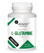 L-Glutamine 500 mg x 100 Vege caps.  Aliness