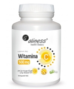 Witamina C 500 mg, micoractive 12h x 100 Vege caps Aliness