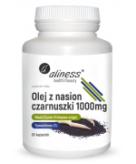 Olej z nasion czarnuszki 2% 1000 mg x 60 caps Aliness