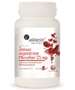 Żelazo organiczne MicroFerr® 25 mg x 100 tabletek VEGE Aliness