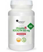 UbiquinoN Naturalny KOENZYM Q10 100mg x 100 Vege caps. Aliness