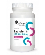 Lactoferrin LFS 90% 100 mg x 30 kapsułek Aliness