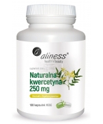 Naturalna kwercetyna 250 mg x 100 vege kaps. Aliness