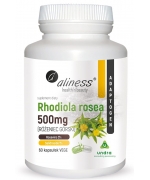 Rhodiola rosea (różeniec górski) 500mg x 60 Vege caps Aliness