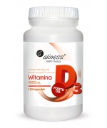 Witamina D3 FORTE oil 4000 j.m. 120 kapsułek  Aliness