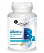 Witamina B12 Methylcobalamin 950µg x 100 kaps. Aliness