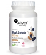 Black Cohosh 300mg (PLUSKWICA GRONIASTA) x 90 Vege caps Aliness