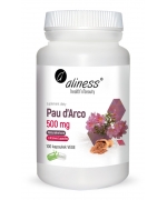 Pau d’Arco (sproszkowana kora Lapacho) 500mg x 100 vege caps Aliness