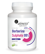 Berberine Sulphate 99% 400 mg x 60 vege caps.  Aliness