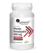 Mumio himalajskie (Shilajit extract) 400mg x 90 Vege caps.  Aliness