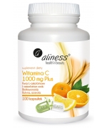 Witamina C 1000 mg Plus x 100 kaps VEGE Aliness