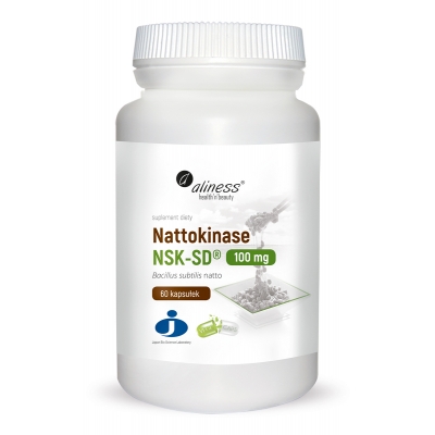 Nattokinase NSK-SD® 100 mg x 60 Vege Caps Aliness