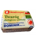 TWARÓG PÓŁTŁUSTY BIO (około 0,27 kg) - ŁEMKOWYNA