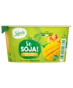 DESER SOJOWY MANGO - BRZOSKWINIA BEZGLUTENOWY BIO 150 g - SOJADE