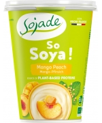 DESER SOJOWY MANGO - BRZOSKWINIA BEZGLUTENOWY BIO 400 g - SOJADE