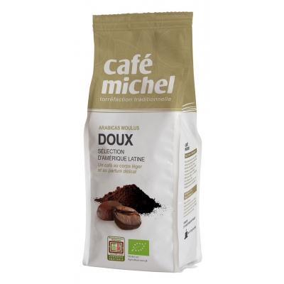 KAWA MIELONA ARABICA 100 % DOUX FAIR TRADE BIO 250 g - CAFE MICHEL