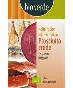 SZYNKA PROSCIUTTO CRUDO PLASTRY BIO 80 g - BIO VERDE