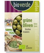 OLIWKI ZIELONE BEZ PESTEK Z ZIOŁAMI BIO 150 g - BIO VERDE