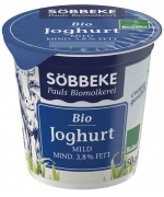 JOGURT NATURALNY (3,8 % TŁUSZCZU W MLEKU) BIO 150 g - SOBBEKE