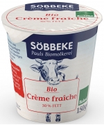 ŚMIETANA KREMOWA KWAŚNA (30 % TŁUSZCZU) BIO 150 g - SOBBEKE