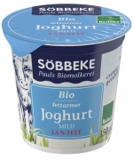 JOGURT NATURALNY (1,5 % TŁUSZCZU W MLEKU) BIO 150 g - SOBBEKE