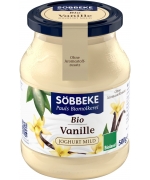 JOGURT WANILIOWY (3,8 % TŁUSZCZU W MLEKU) BIO 500 g (SŁOIK) - SOBBEKE