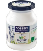 JOGURT PROBIOTYCZNY ABC (3,8 % TŁUSZCZU W MLEKU) BIO 500 g (SŁOIK) - SOBBEKE