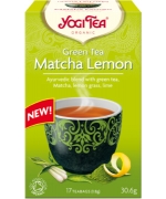 HERBATA ZIELONA Z CYTRYNĄ I MATCHĄ (GREEN TEA MATCHA LEMON) BIO (17 x 1,8 g) 30,6 g - YOGI TEA