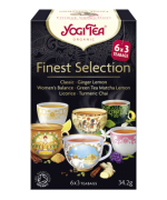 HERBATKA EKSPRESOWA FINEST SELECTION (MIX HERBATEK) BIO (6 x 3 TOREBKI) 34,2 g - YOGI TEA