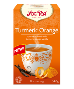 HERBATKA KURKUMA POMARAŃCZA (TURMERIC ORANGE) BIO (17 x 2 g) 34 g - YOGI TEA