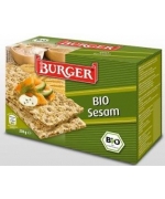 PIECZYWO CHRUPKIE ŻYTNIE RAZOWE Z SEZAMEM BIO 250 g - BURGER