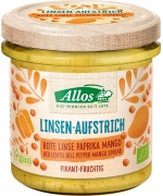 PASTA Z MANGO SOCZEWICY I PAPRYKI PIKANTNA BEZGLUTENOWA BIO 140 g - ALLOS