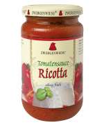 SOS POMIDOROWY Z RICOTTĄ BEZGLUTENOWY BIO 350 g - ZWERGENWIESE