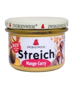 PASTA SŁONECZNIKOWA Z MANGO I CURRY BEZGLUTENOWA BIO 180 g - ZWERGENWIESE