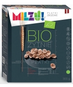 PŁATKI ŻYTNIO - OWSIANE BEZ DODATKU CUKRÓW BIO 300 g - MILZU