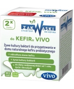 ŻYWE KULTURY BAKTERII DO KEFIRU BEZGLUTENOWE 1 g (2 FIOLKI) - VIVO