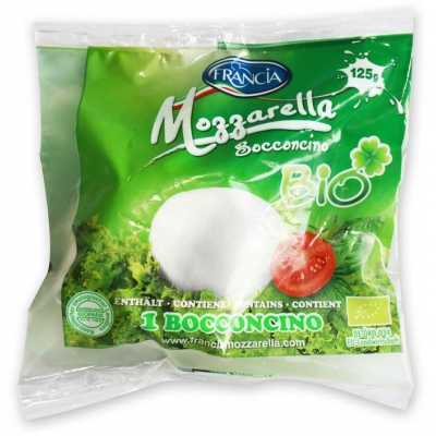 MOZZARELLA (1 duża kulka w folii) BIO 290 g - FRANCIA