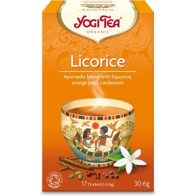 HERBATKA Z LUKRECJĄ (LICORICE) BIO (17 x 1,8 g) 30,6 g - YOGI TEA