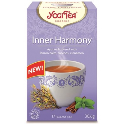 HERBATKA WEWNĘTRZNA HARMONIA (INNER HARMONY) BIO (17 x 1,8 g) 30,6 g - YOGI TEA