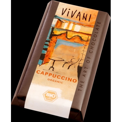 CZEKOLADA O SMAKU CAPPUCCINO BIO 100 g - VIVANI