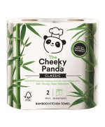 RĘCZNIK KUCHENNY BAMBUSOWY DWUWARSTWOWY 2 ROLKI - CHEEKY PANDA