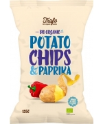 CHIPSY ZIEMNIACZANE O SMAKU PAPRYKOWYM BIO 125 g - TRAFO