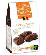 BELGIJSKIE CZEKOLADKI TRUFLE Z GORZKĄ CZEKOLADĄ FAIR TRADE BEZGLUTENOWE BIO 100 g - BELVAS