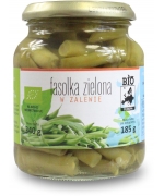 FASOLKA ZIELONA W ZALEWIE BIO 340 g (185 g) (SŁOIK) - BIO PLANET