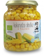 KUKURYDZA SŁODKA W ZALEWIE BIO 340 g (230 g) (SŁOIK) - BIO PLANET