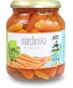 MARCHEWKA W ZALEWIE BIO 340 g (215 g) (SŁOIK) - BIO PLANET