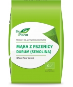 MĄKA Z PSZENICY DURUM (SEMOLINA) BIO 1 kg - BIO PLANET