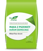 MĄKA Z PSZENICY DURUM (SEMOLINA) BIO 500 g - BIO PLANET